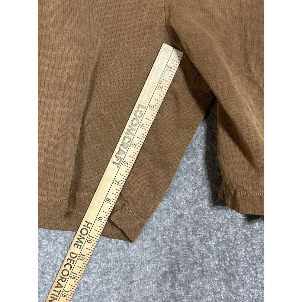 Tommy Bahama Silk Chino Shorts Mens Size‎ 40 Brown Pockets Pleated